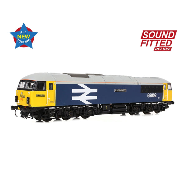 Bachmann 35-777SFX Class 69 69002 'Bob Tiller CM&EE' BR Blue (Large Logo) (GBRf)