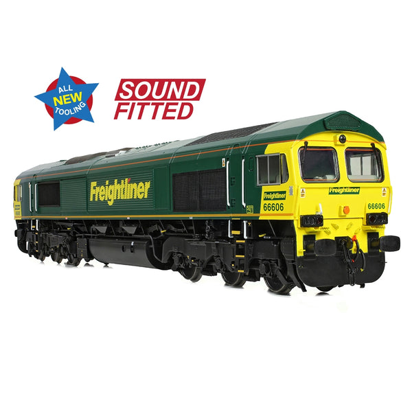 Bachmann 50-002SF Class 66/6 66606 Freightliner Green Sound Fitted