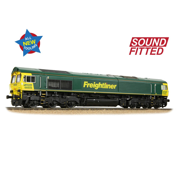 Bachmann 50-002SF Class 66/6 66606 Freightliner Green Sound Fitted