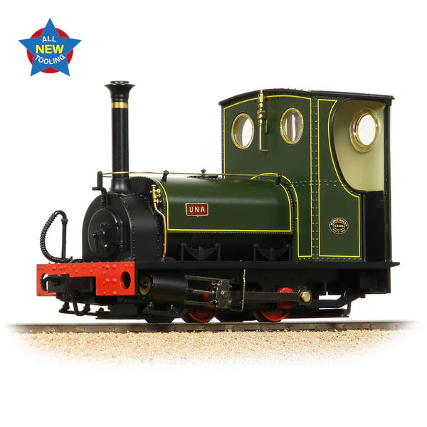 Bachmann 71-028 Quarry Hunslet 0-4-0 Tank 'Una' Lined Green DCC Ready O Gauge Narrow Gauge NG7 Scale