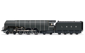 Hornby R30126 LNER, W1 Class 'Hush Hush' (Smoke Lifting Cowl), 4-6-4, 10000 - Era 3