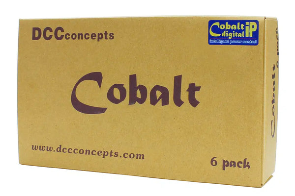 DCP-CB6DiP DCC Concepts COBALT ip Slow Action Digital Point Motor (6 Pack)