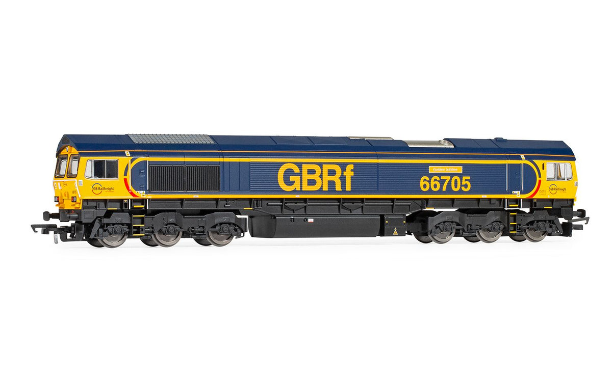 Hornby R30334 GBRf, Class 66, Co-Co, 66705 'Golden Jubilee' - Era 11 ...