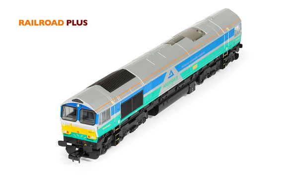 Hornby R30428 RailRoad Plus: Class 66 - Aggregates Industries - 66711 'Sence'