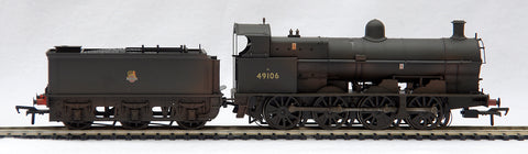 Bachmann 31-481 Class G2A 49106 BR Black Early Emblem & Weathered