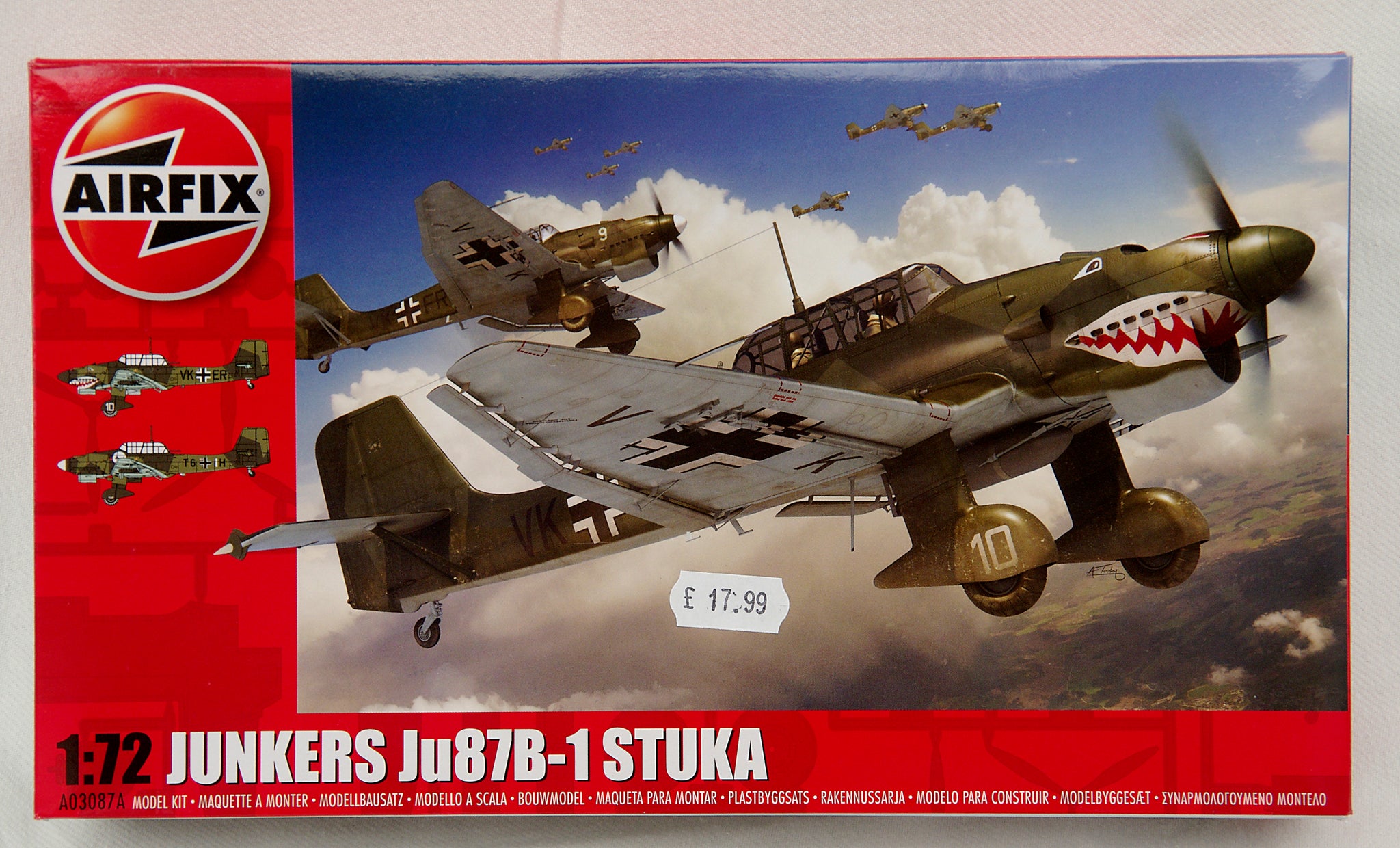 Airfix 1:72 A03087A Junkers Ju87B-1 Stuka